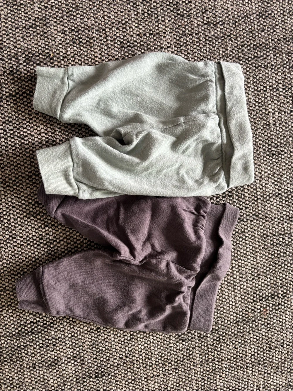Set of 2 Carter's Sage Green and Gray Baby Jogger Pants
